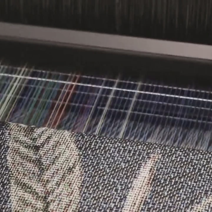 TheBlanketShop - How it's Made - Closeup of Weaving Process